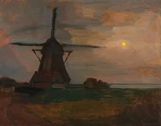 Oostzijdse Mühle im Mondlicht, ca. 1907